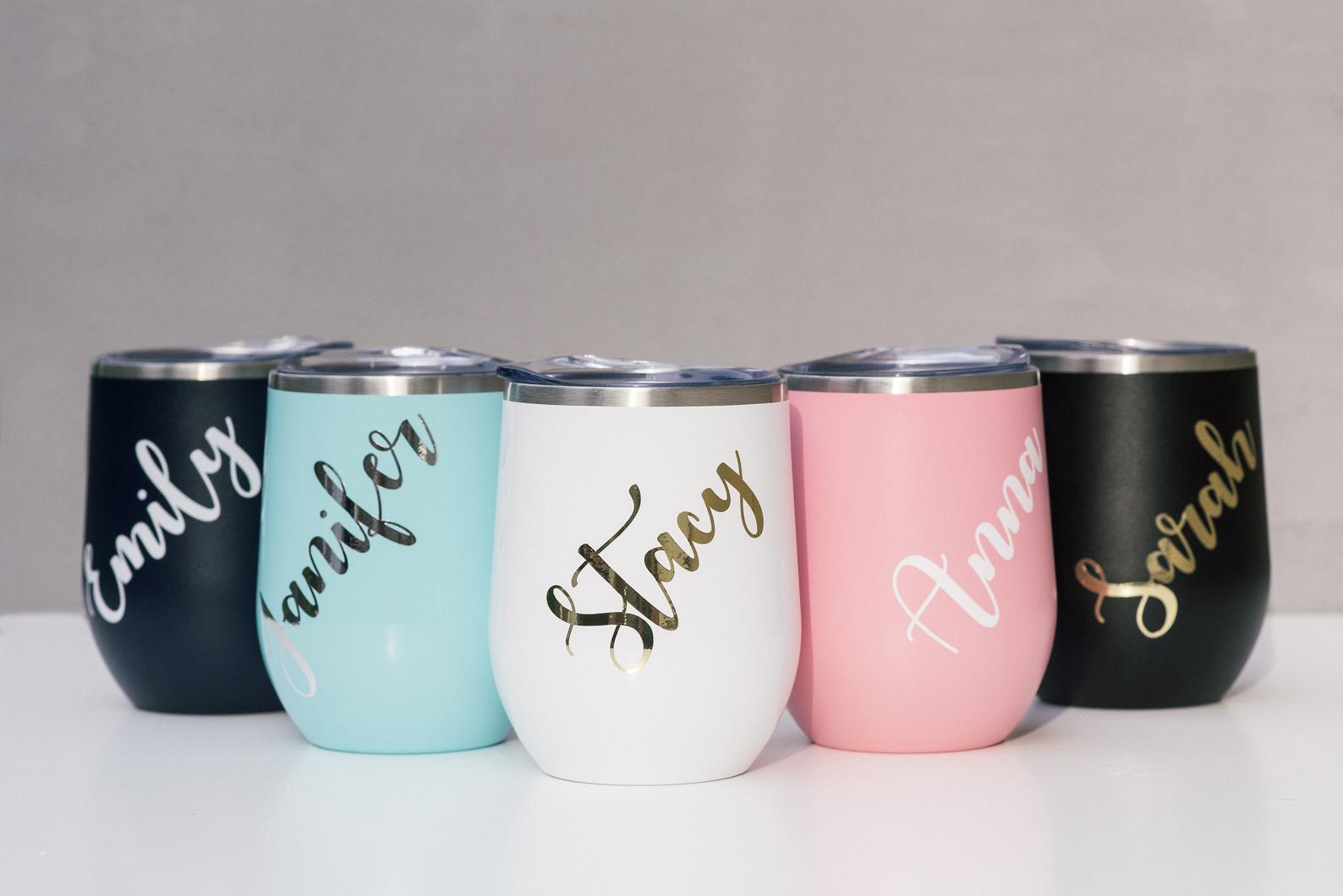 Bridesmaid Wine Tumbler