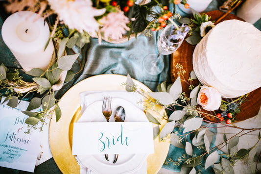 Rustic Spring Wedding Tablescape Ideas