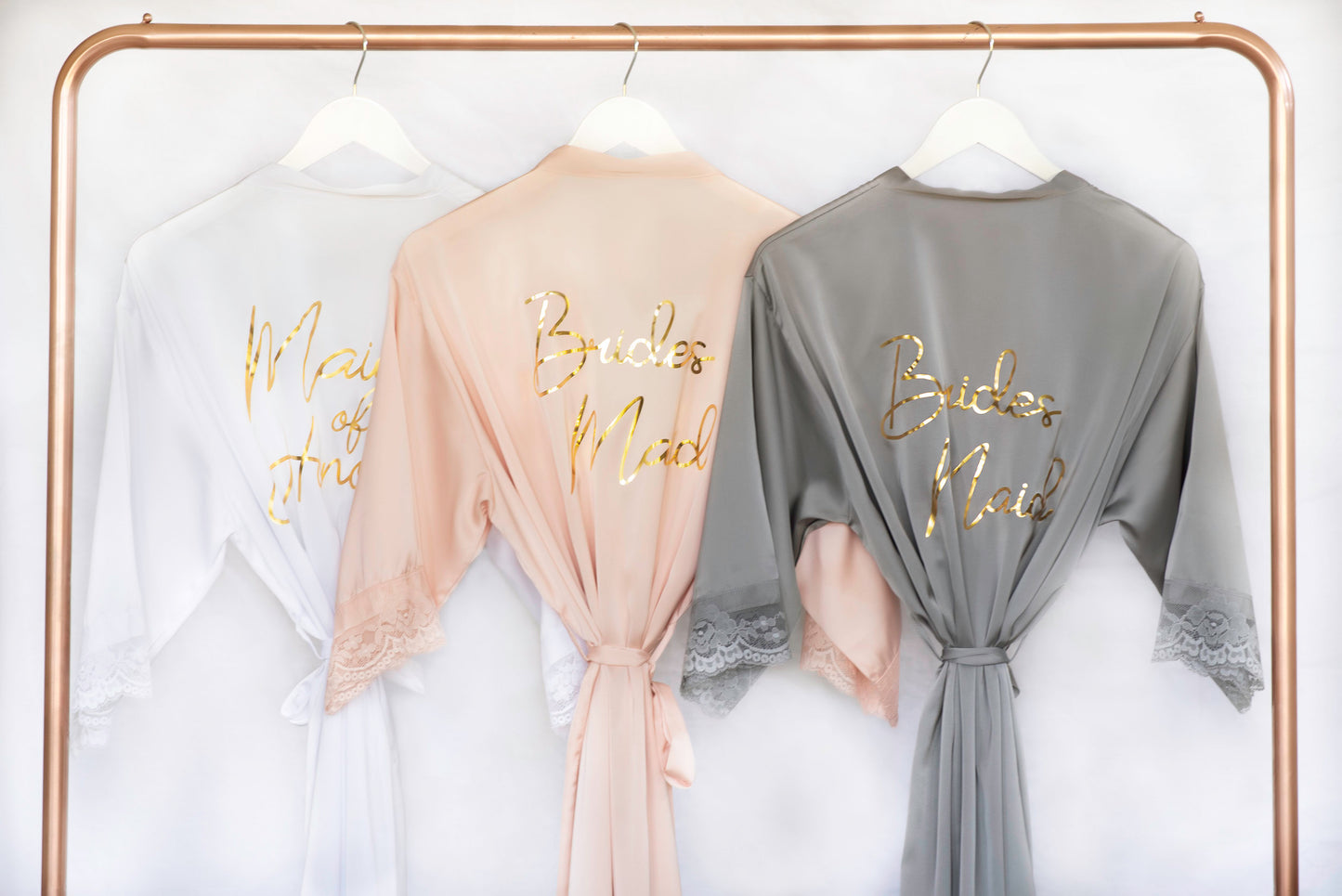Personalized Satin Robes - Bridesmaid Robes