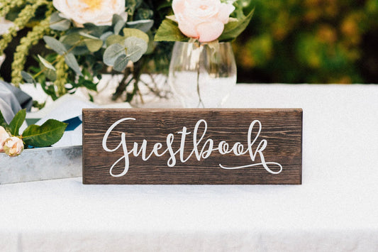 Guestbook Wedding Table Sign