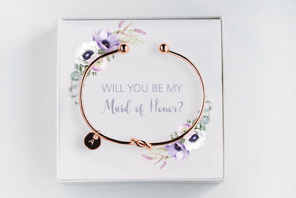 Maid Of Honor Bracelet - Proposal Gift #BC025