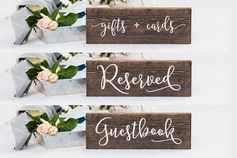 Guestbook Wedding Table Sign