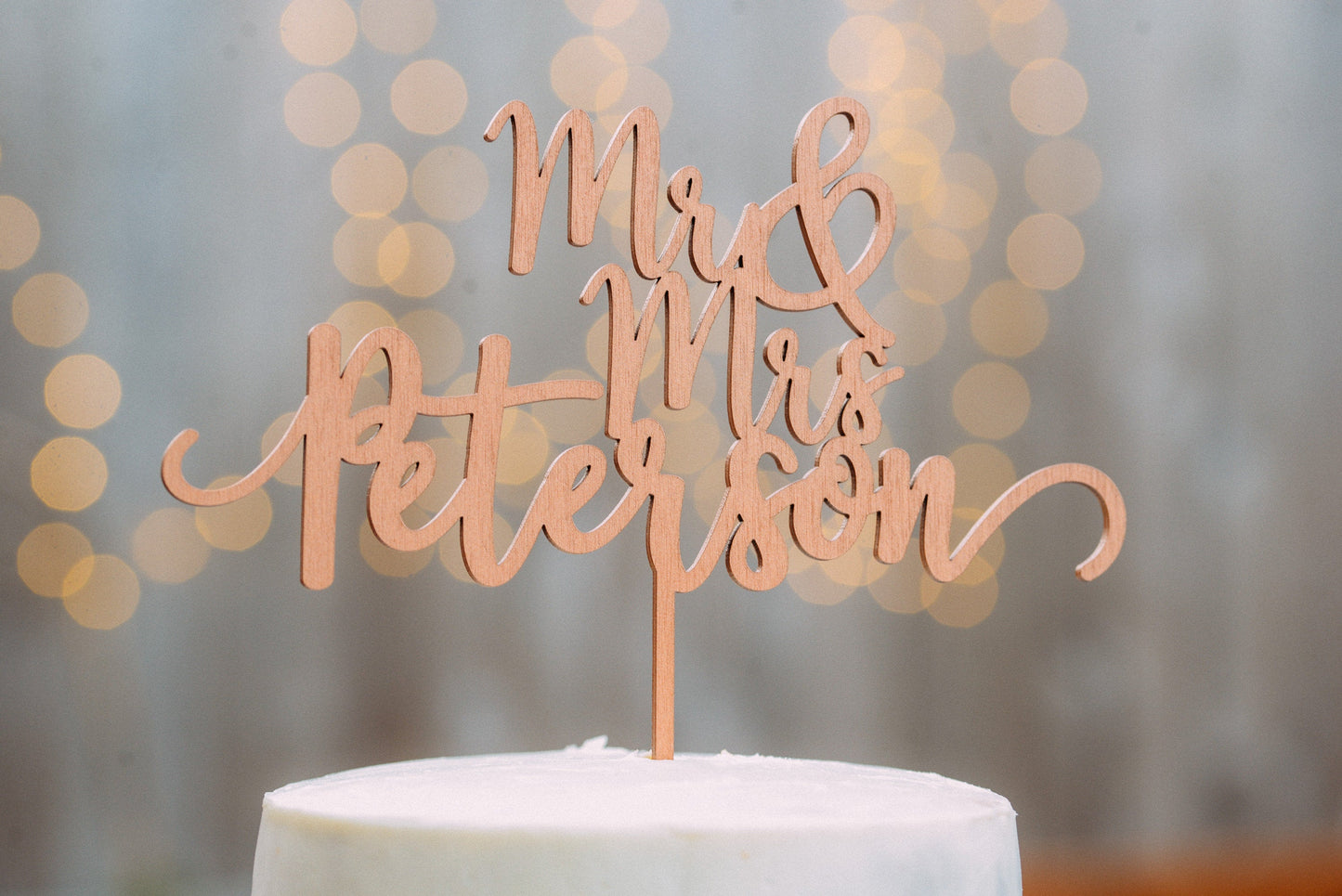 Mr And Mrs Cake Topper #02