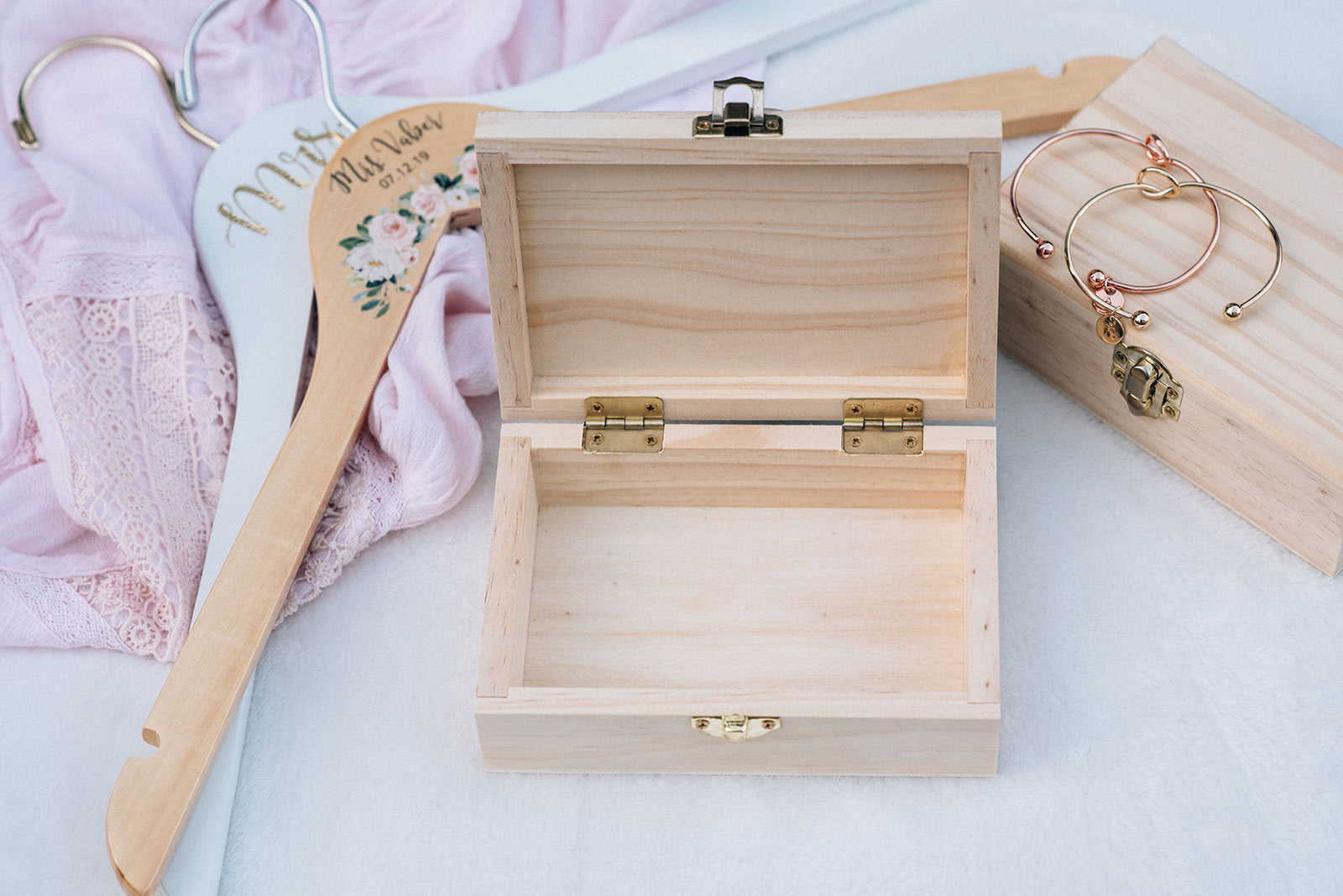 YCOSAN Wooden Boxes for Crafts, Unfinished Wood Box with India | Ubuy